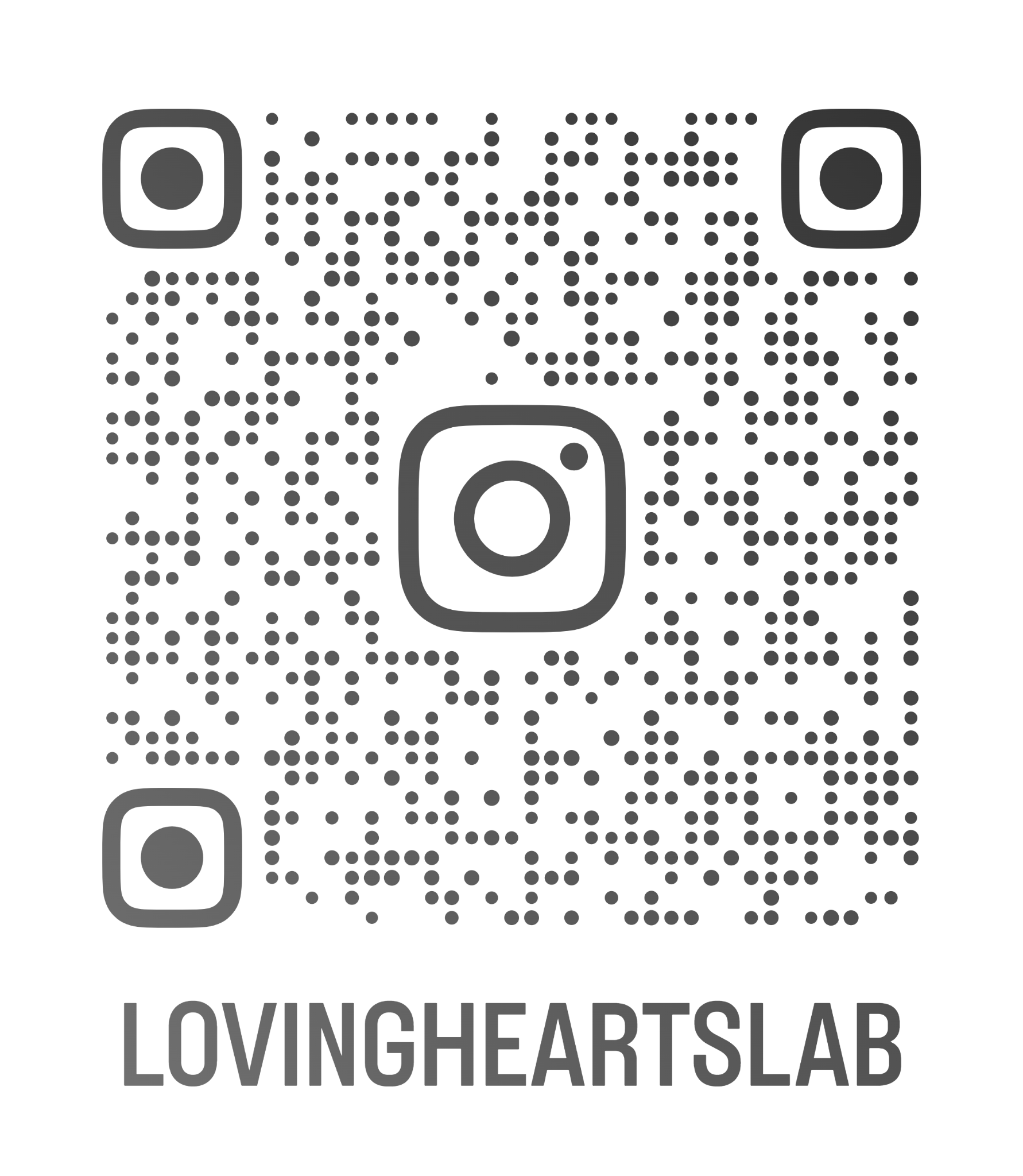 Instagram QR @lovingheartslab